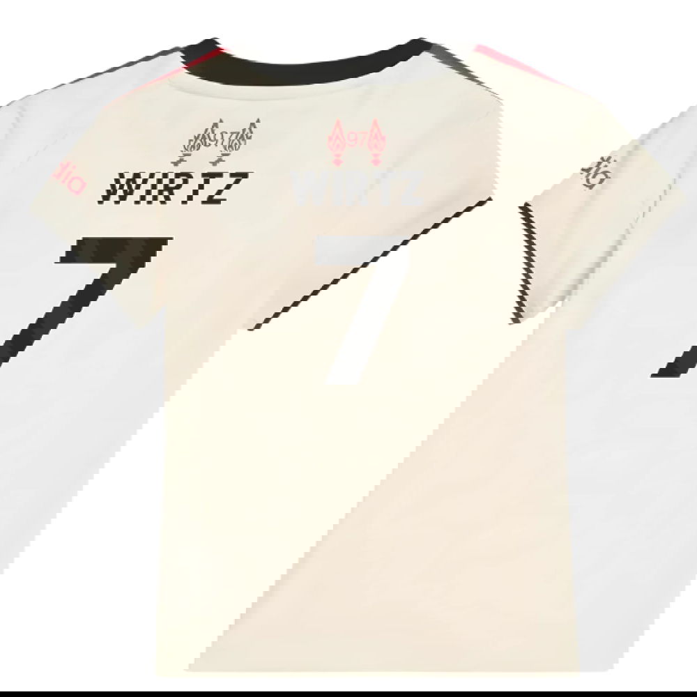 Fotbalové Dresy Liverpool Dětské WIRTZ #7 Venkovní Dres 2025-2026