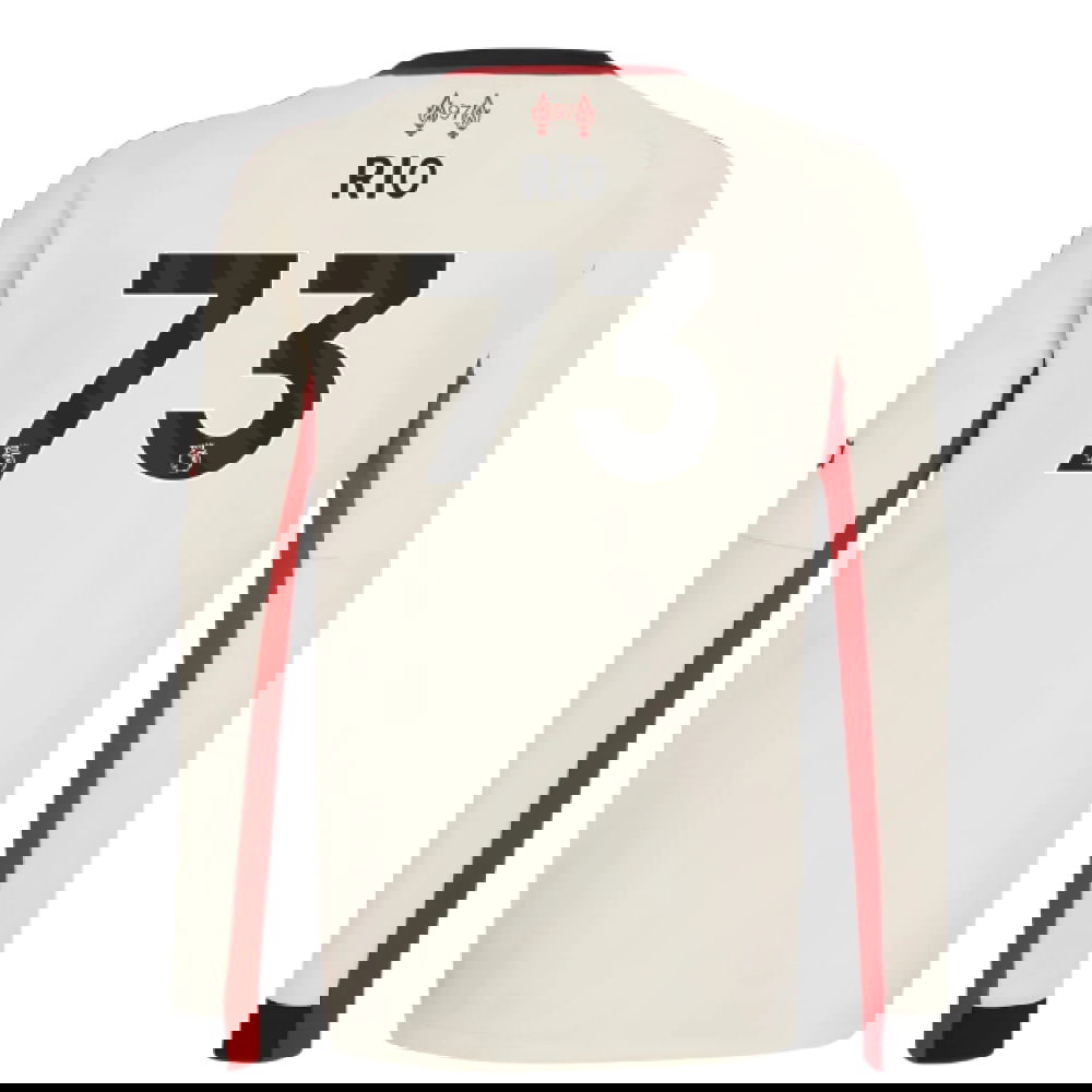 Fotbalové Dresy Liverpool Dlouhý Rukáv RIO #73 Venkovní Dres 2025-2026