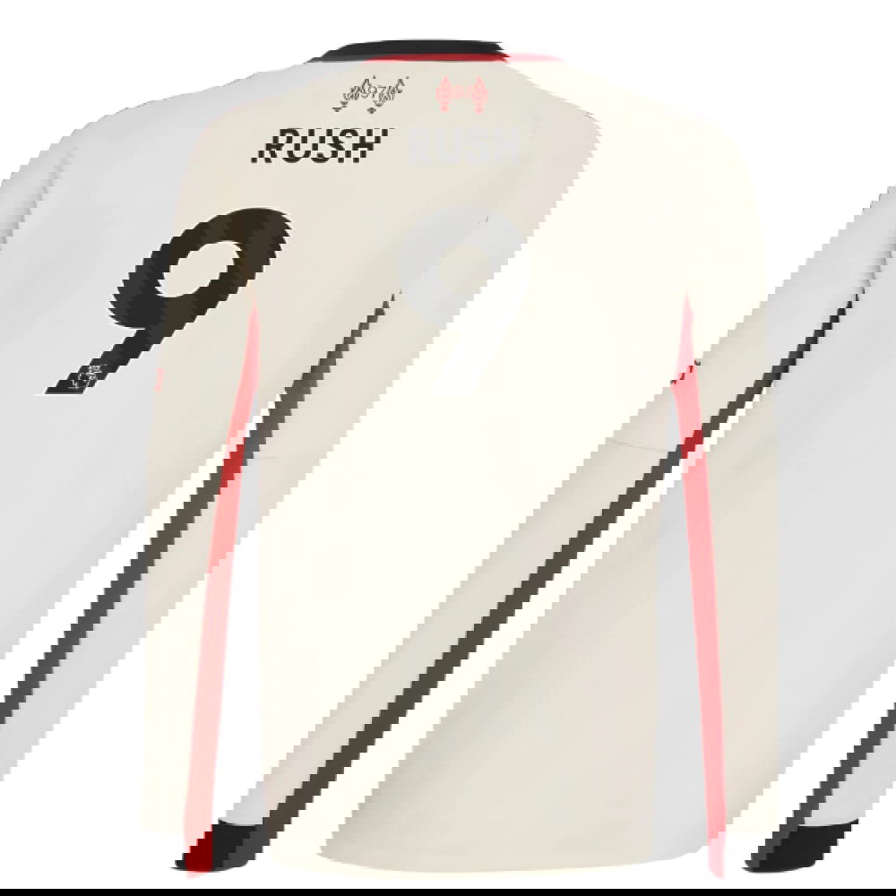 Fotbalové Dresy Liverpool Dlouhý Rukáv RUSH #9 Venkovní Dres 2025-2026