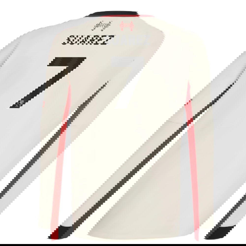 Fotbalové Dresy Liverpool Dlouhý Rukáv SUAREZ #7 Venkovní Dres 2025-2026