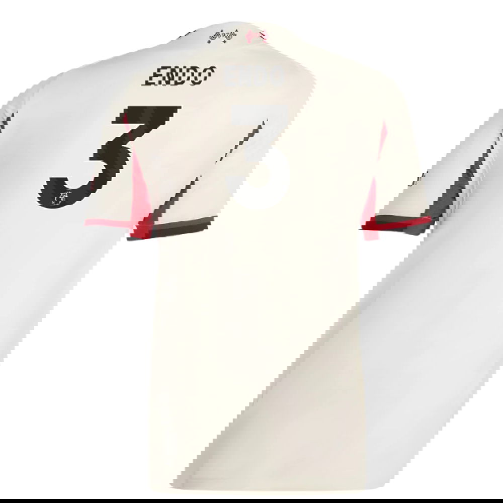 Fotbalové Dresy Liverpool Dámské ENDO #3 Venkovní Dres 2025-2026