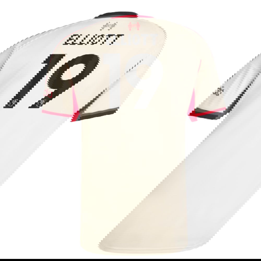Fotbalové Dresy Liverpool ELLIOTT #19 Venkovní Dres 2025-2026