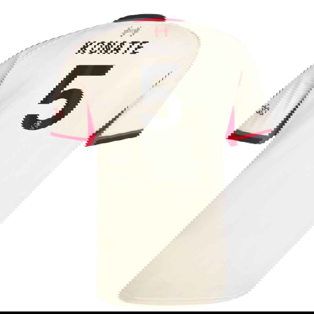 Fotbalové Dresy Liverpool KONATE #5 Venkovní Dres 2025-2026