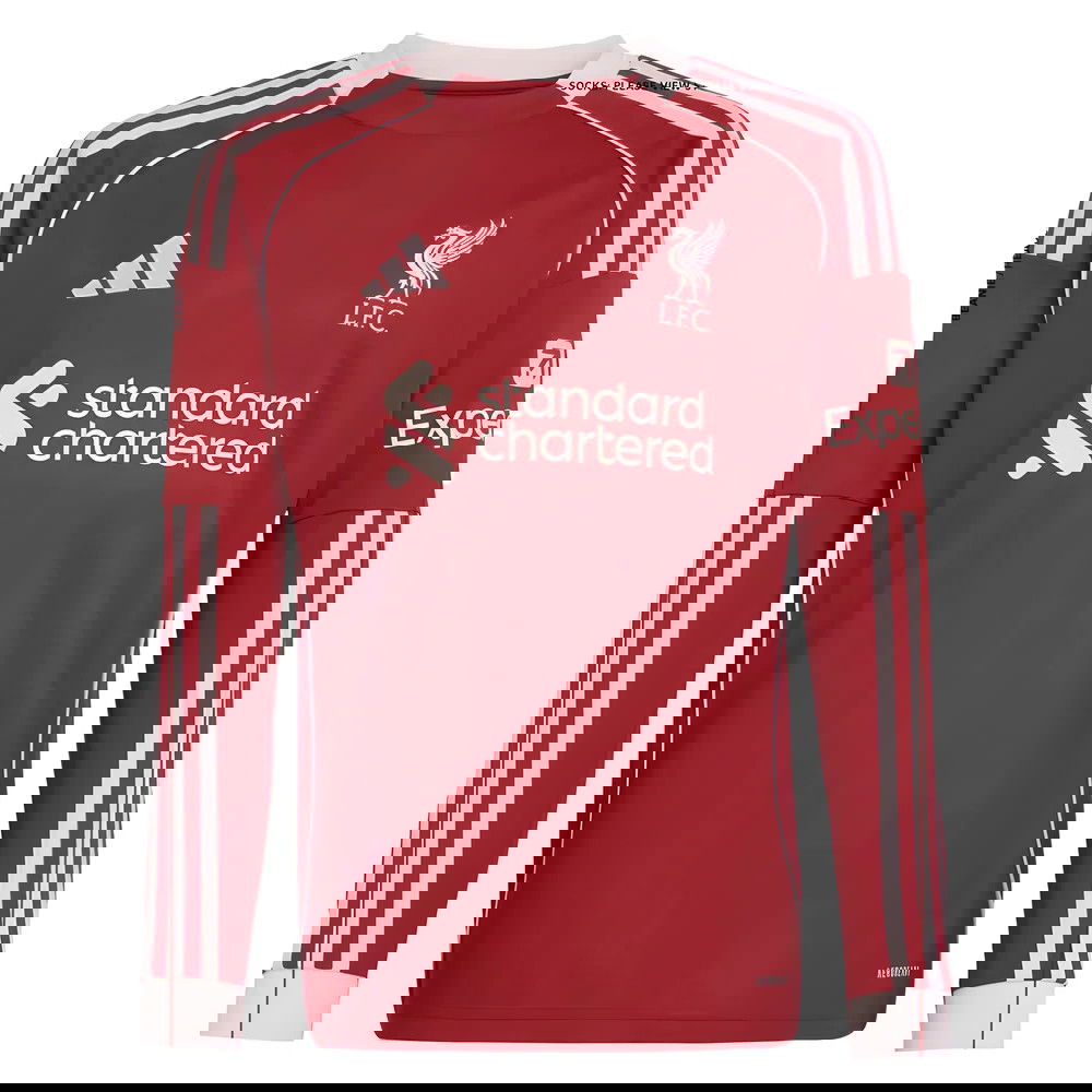 Fotbalové Dresy Liverpool Dlouhý Rukáv Domácí Dres 2025-2026