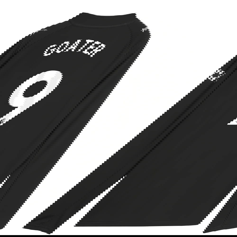 Fotbalové Dresy Manchester City Dlouhý Rukáv GOATER #9 Venkovní Dres 2025-2026