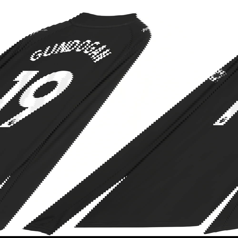 Fotbalové Dresy Manchester City Dlouhý Rukáv GUNDOGAN #19 Venkovní Dres 2025-2026