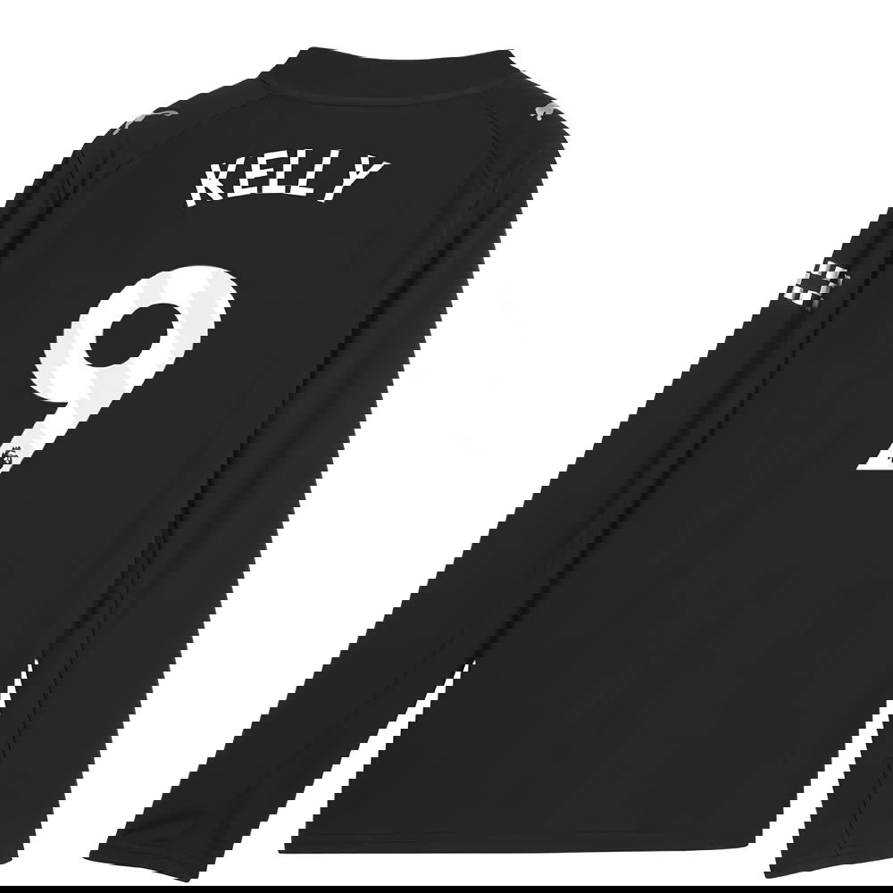 Fotbalové Dresy Manchester City Dlouhý Rukáv KELLY #9 Venkovní Dres 2025-2026