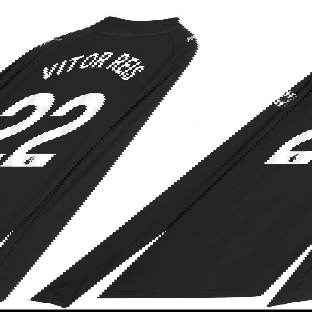 Fotbalové Dresy Manchester City Dlouhý Rukáv VITOR REIS #22 Venkovní Dres 2025-2026