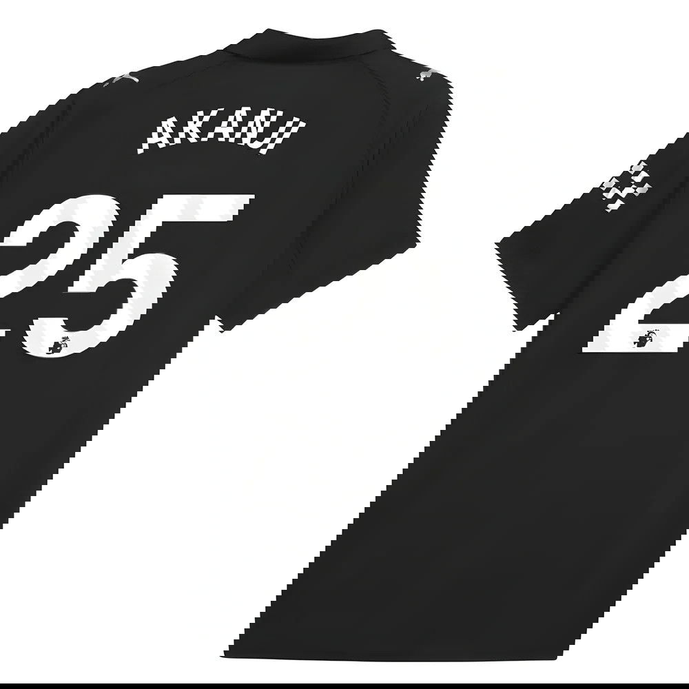 Fotbalové Dresy Manchester City AKANJI #25 Venkovní Dres 2025-2026