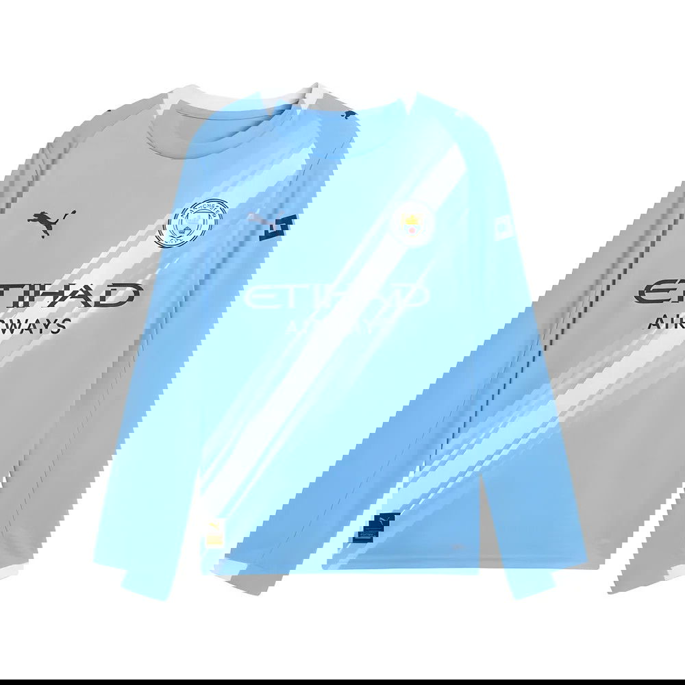 Fotbalové Dresy Manchester City Dlouhý Rukáv Domácí Dres 2025-2026