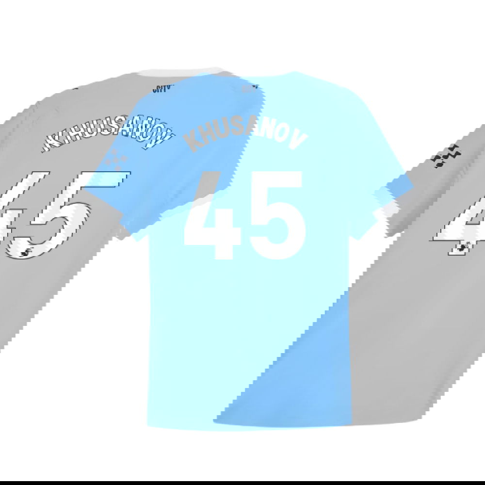 Fotbalové Dresy Manchester City KHUSANOV #45 Domácí Dres 2025-2026