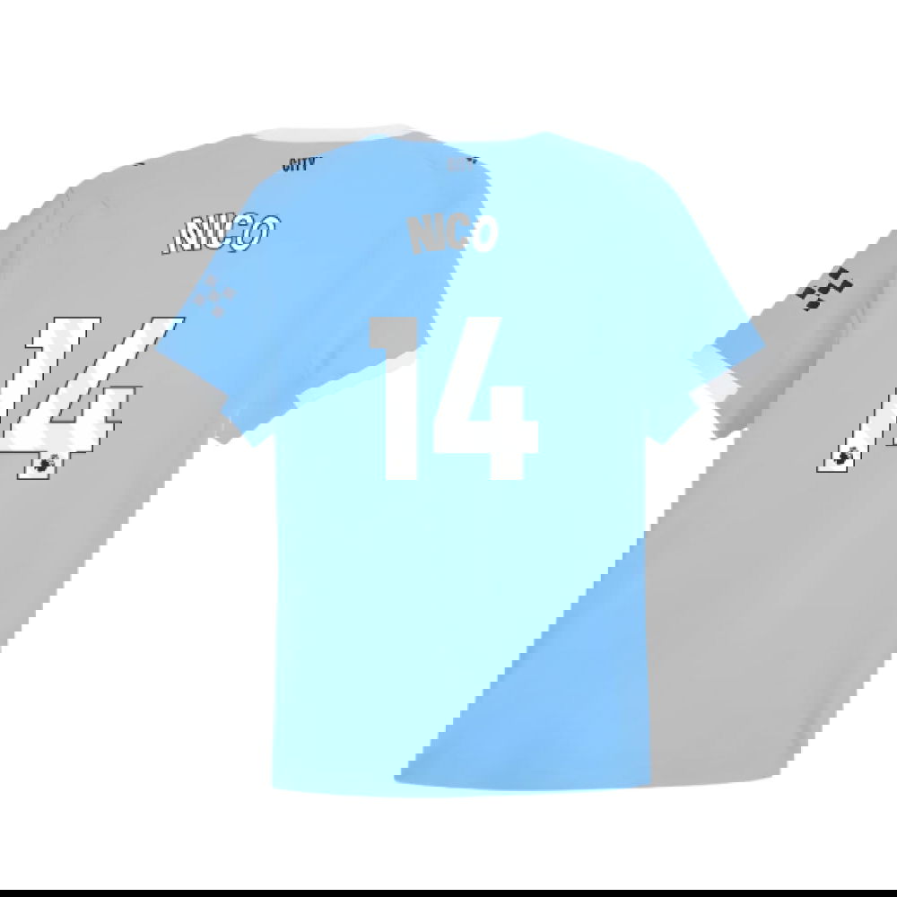 Fotbalové Dresy Manchester City NICO #14 Domácí Dres 2025-2026