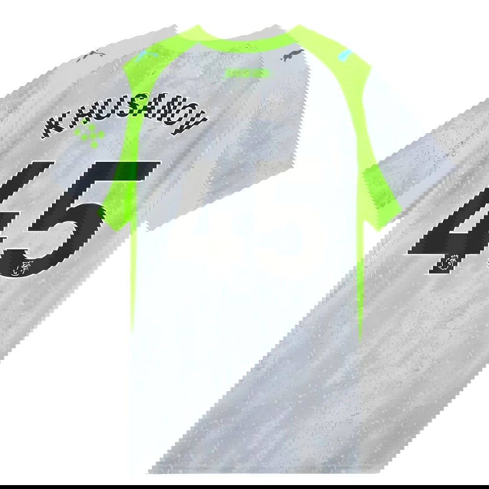 Fotbalové Dresy Manchester City KHUSANOV #45 Alternativní Dres 2025-2026