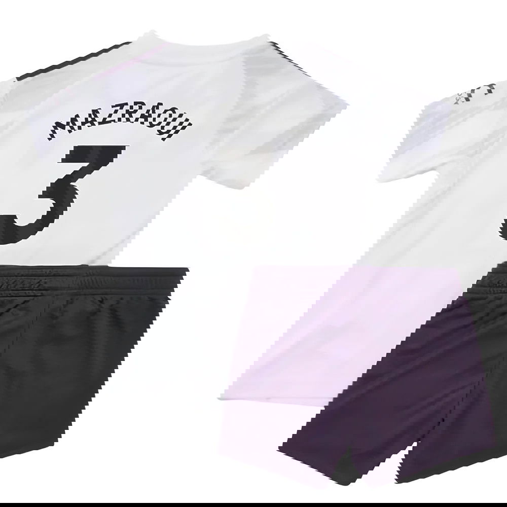 Fotbalové Dresy Manchester United Dětské MAZRAOUI #3 Venkovní Dres 2025-2026