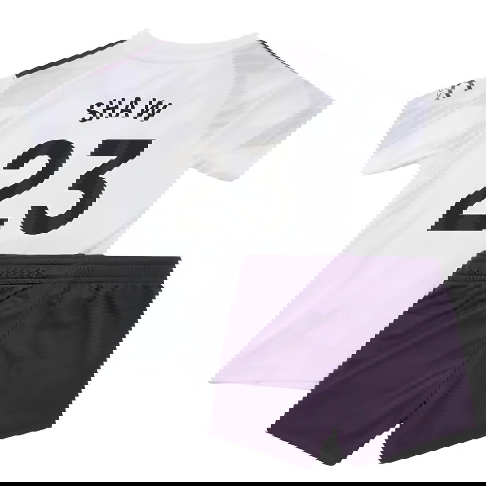 Fotbalové Dresy Manchester United Dětské SHAW #23 Venkovní Dres 2025-2026