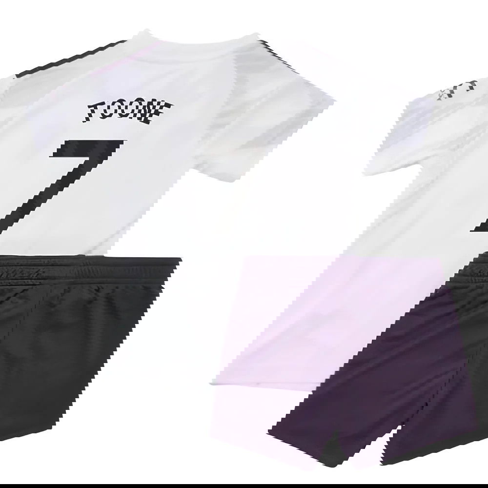 Fotbalové Dresy Manchester United Dětské TOONE #7 Venkovní Dres 2025-2026