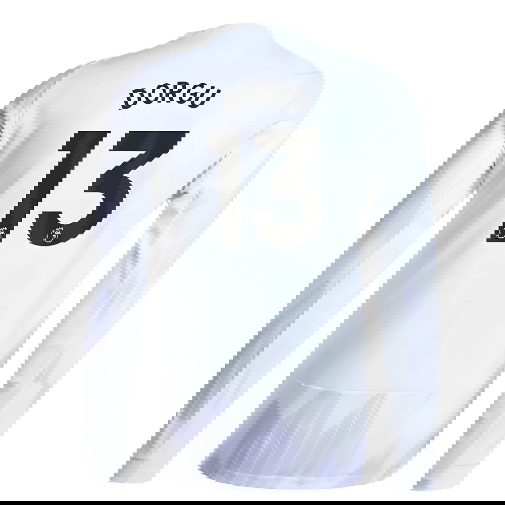 Fotbalové Dresy Manchester United Dlouhý Rukáv DORGU #13 Venkovní Dres 2025-2026