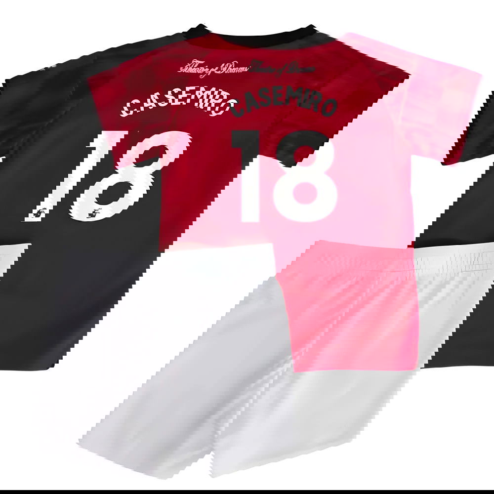 Fotbalové Dresy Manchester United Dětské CASEMIRO #18 Domácí Dres 2025-2026