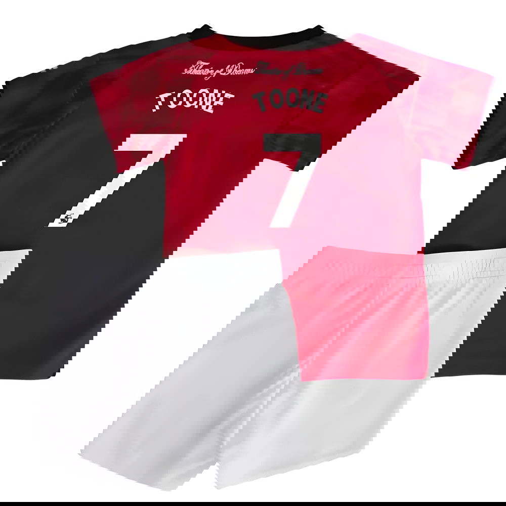 Fotbalové Dresy Manchester United Dětské TOONE #7 Domácí Dres 2025-2026