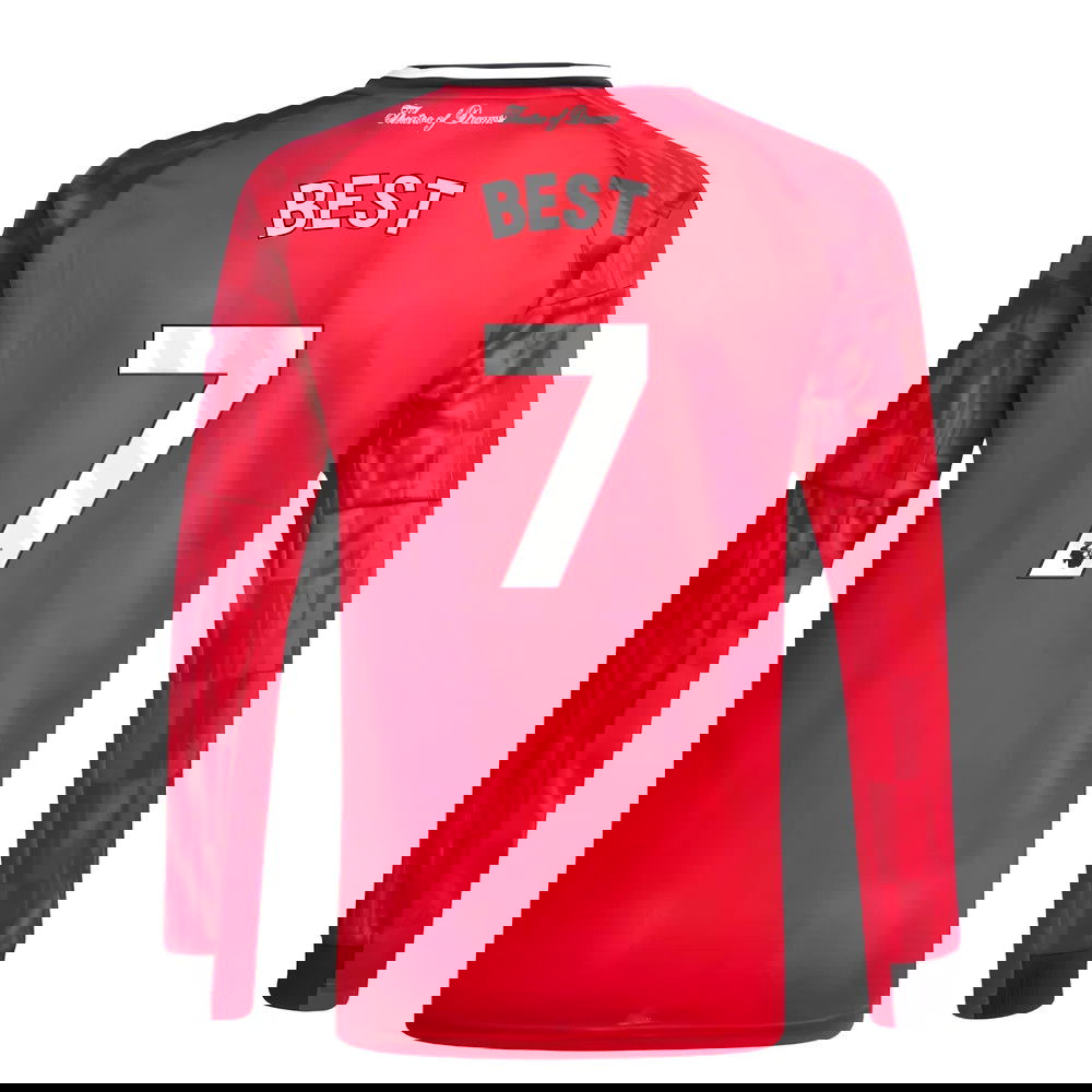 Fotbalové Dresy Manchester United Dlouhý Rukáv BEST #7 Domácí Dres 2025-2026