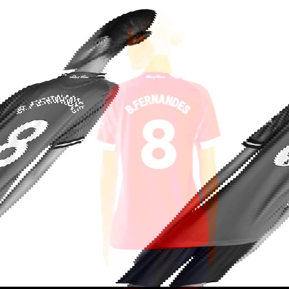 Fotbalové Dresy Manchester United Dámské BFERNANDES #8 Domácí Dres 2025-2026