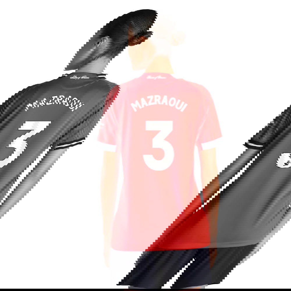 Fotbalové Dresy Manchester United Dámské MAZRAOUI #3 Domácí Dres 2025-2026