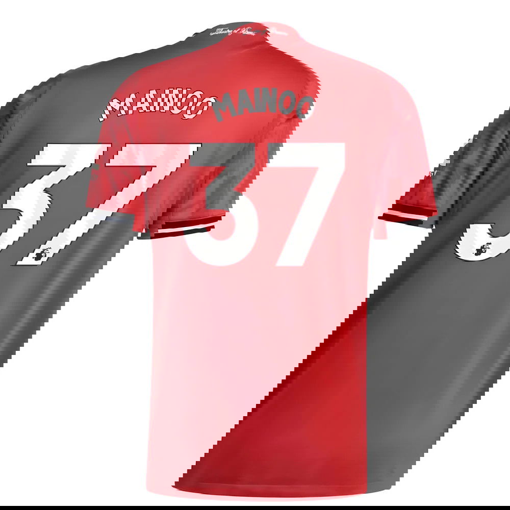 Fotbalové Dresy Manchester United MAINOO #37 Domácí Dres 2025-2026