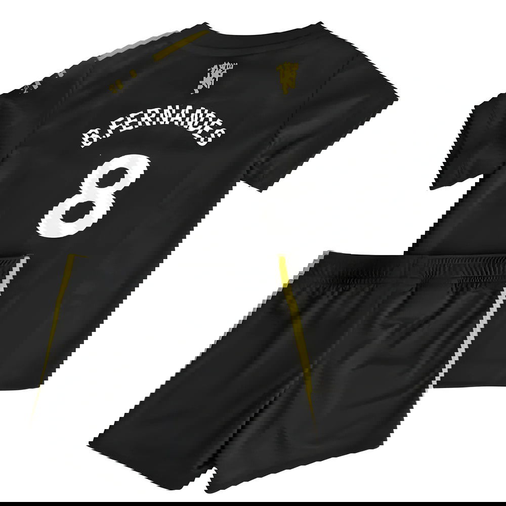 Fotbalové Dresy Manchester United Dětské BFERNANDES #8 Alternativní Dres 2025-2026