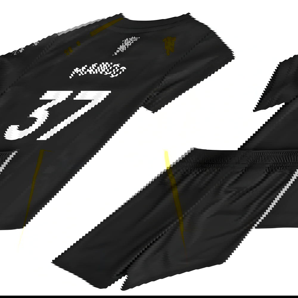 Fotbalové Dresy Manchester United Dětské MAINOO #37 Alternativní Dres 2025-2026