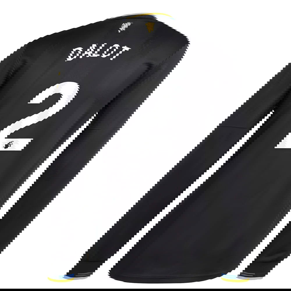 Fotbalové Dresy Manchester United Dlouhý Rukáv DALOT #2 Alternativní Dres 2025-2026