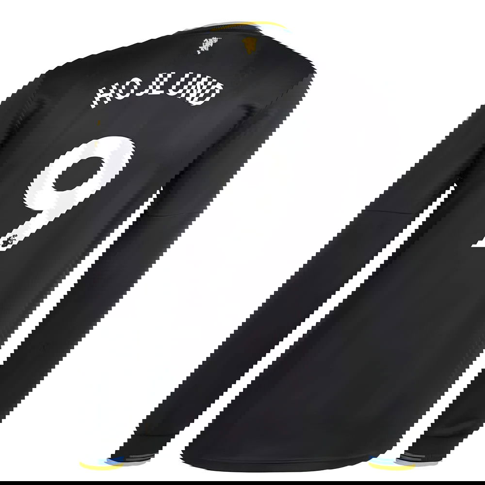Fotbalové Dresy Manchester United Dlouhý Rukáv HOJLUND #9 Alternativní Dres 2025-2026