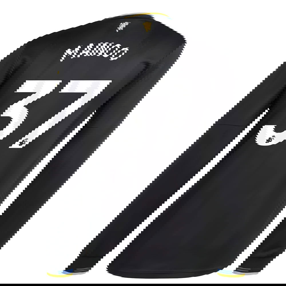 Fotbalové Dresy Manchester United Dlouhý Rukáv MAINOO #37 Alternativní Dres 2025-2026