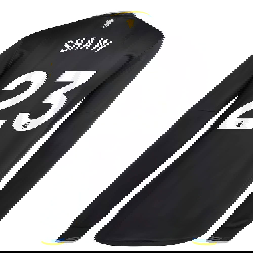 Fotbalové Dresy Manchester United Dlouhý Rukáv SHAW #23 Alternativní Dres 2025-2026