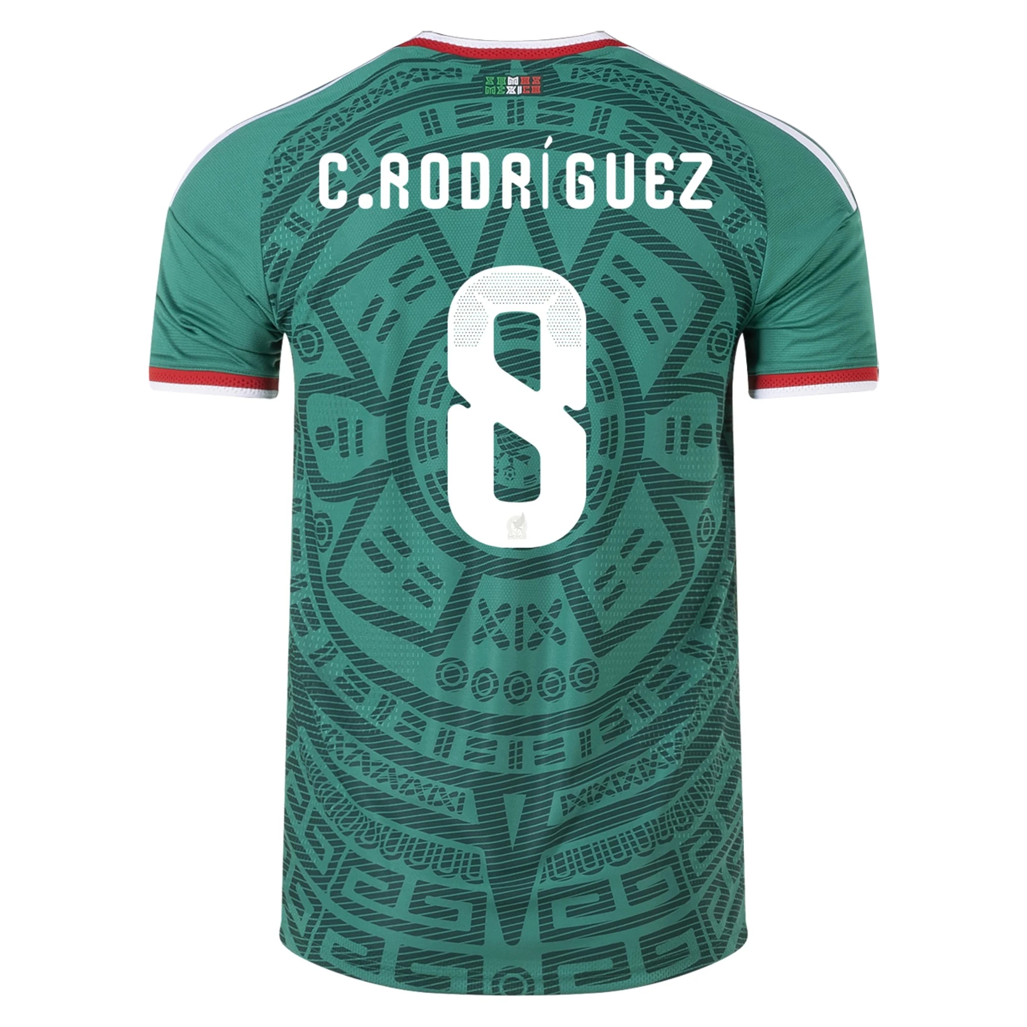 Fotbalové Dresy Mexiko CARLOS RODRIGUEZ #8 Domácí Dres Mistrovství světa 2026
