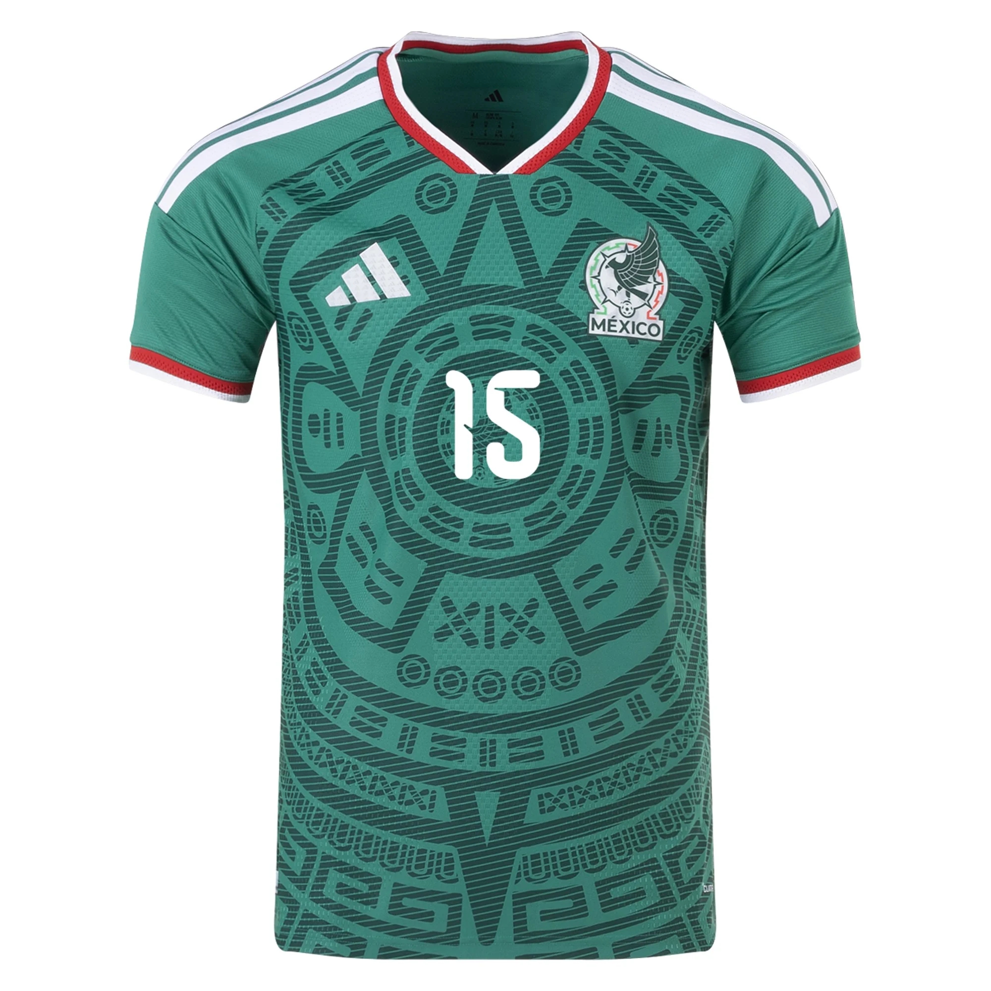 vlastní návrh Fotbalové Dresy Mexiko ISRAEL REYES #15 Domácí Dres Mistrovství světa 2026 online