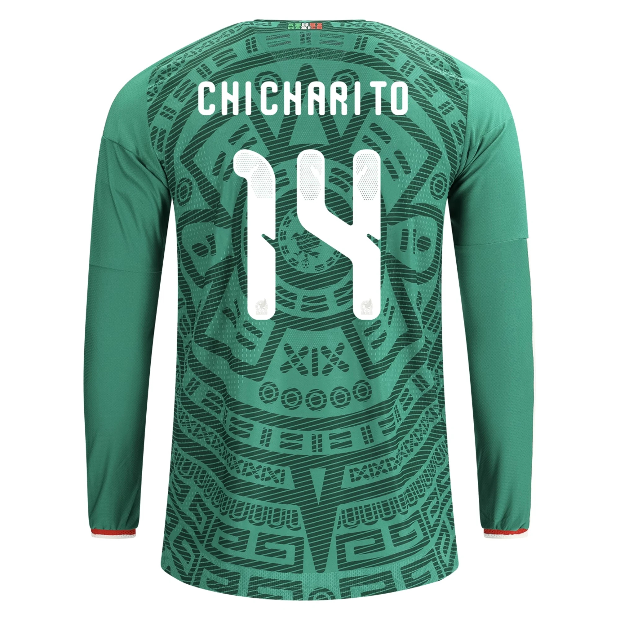 Fotbalové Dresy Mexiko Dlouhý Rukáv CHICHARITO #14 Domácí Dres Mistrovství světa 2026