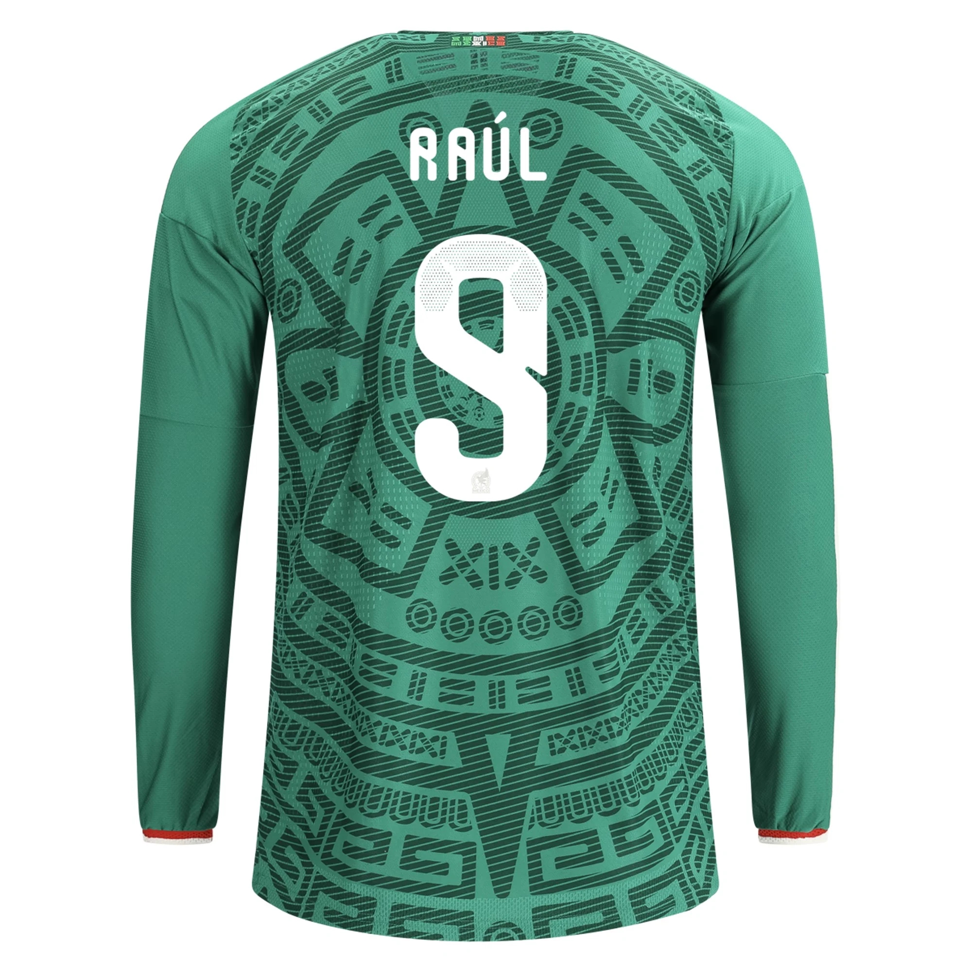 Fotbalové Dresy Mexiko Dlouhý Rukáv RAUL JIMENEZ #9 Domácí Dres Mistrovství světa 2026