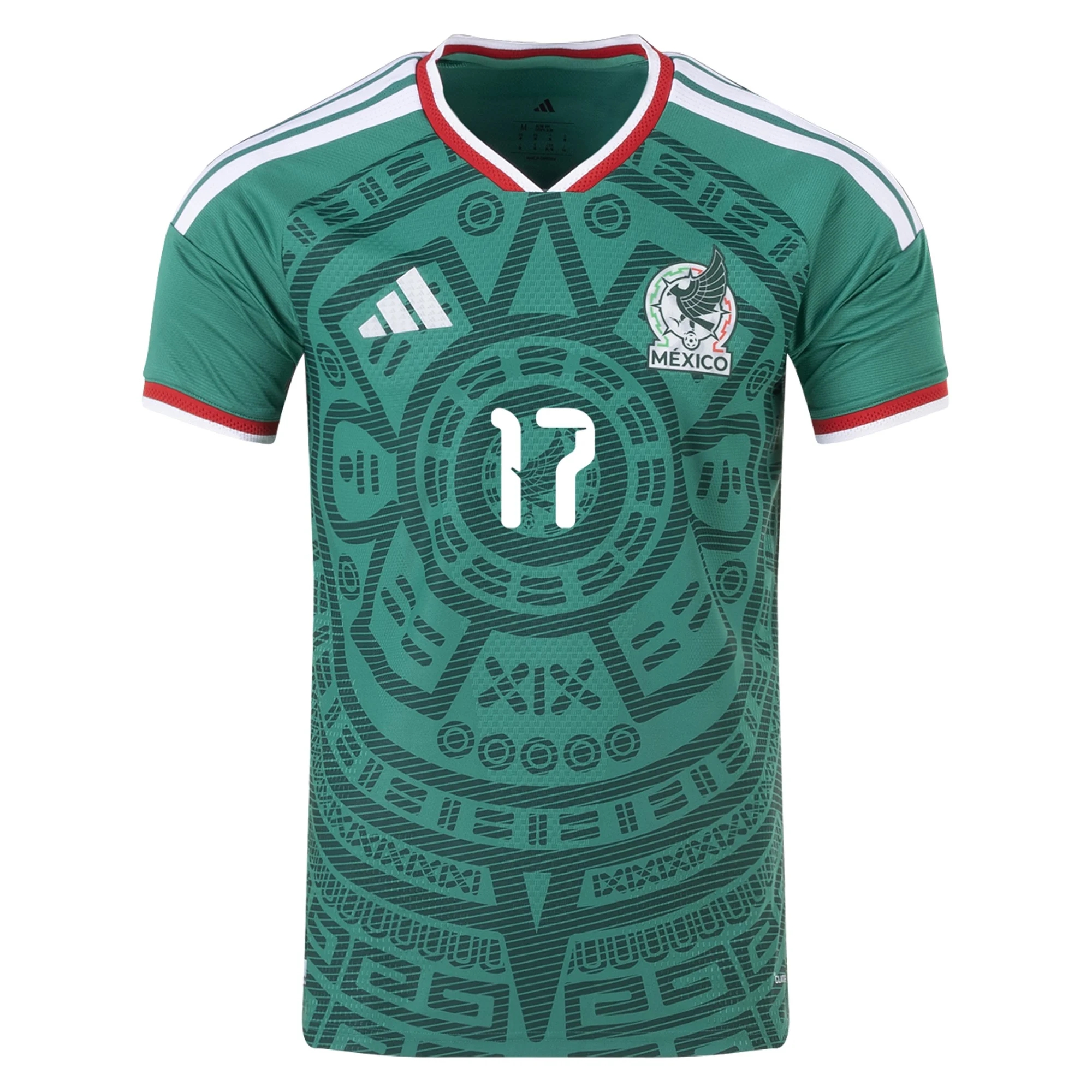 vyprodej Fotbalové Dresy Mexiko ORBELIN PINEDA #17 Domácí Dres Mistrovství světa 2026 vybavení