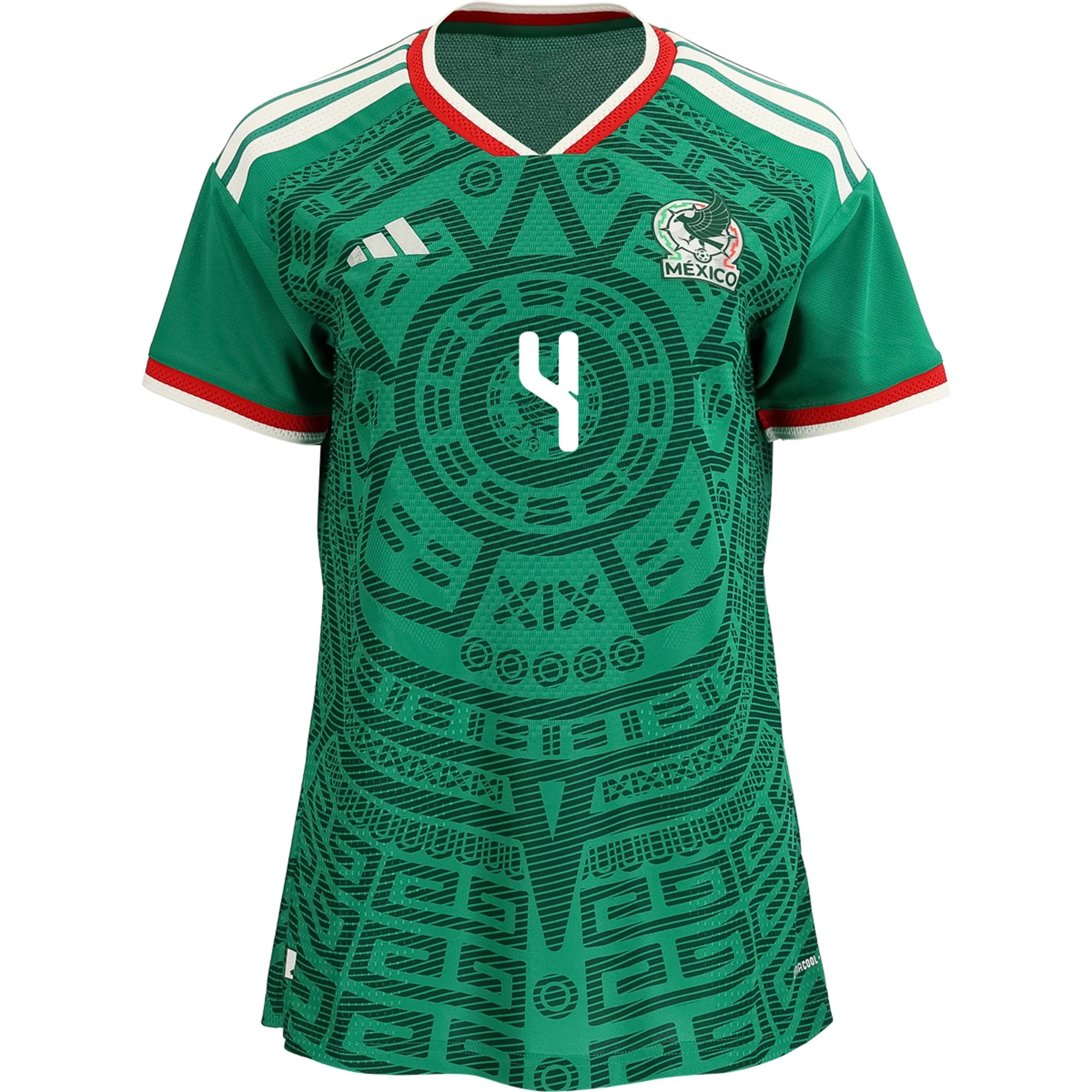 vlastní Fotbalové Dresy Mexiko Dámské EDSON ALVAREZ #4 Domácí Dres Mistrovství světa 2026 hvězda