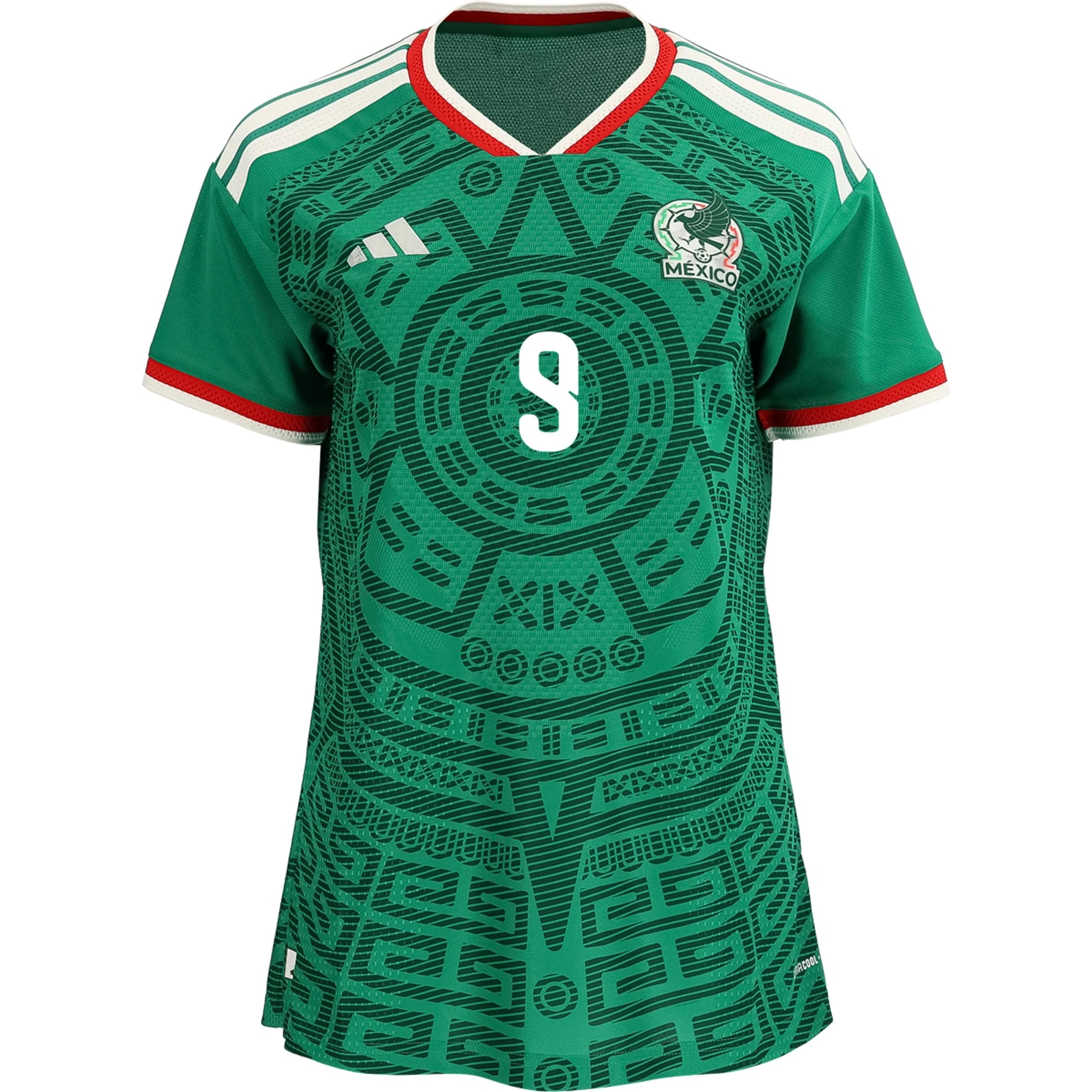 rozlišováky Fotbalové Dresy Mexiko Dámské RAUL JIMENEZ #9 Domácí Dres Mistrovství světa 2026 eshop