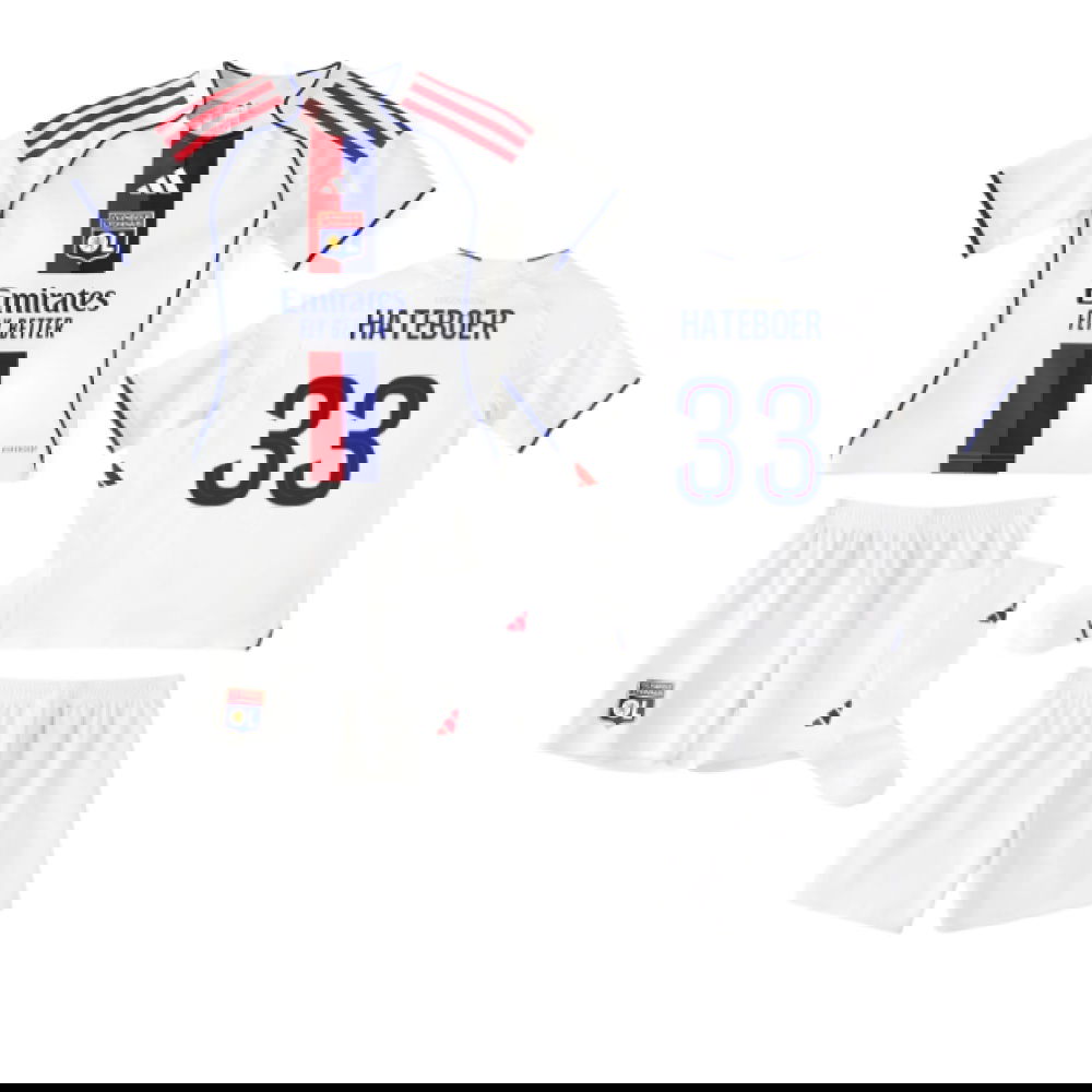 Fotbalové Dresy Olympique Lyonnais Dětské HATEBOER #33 Domácí Dres 2025-2026