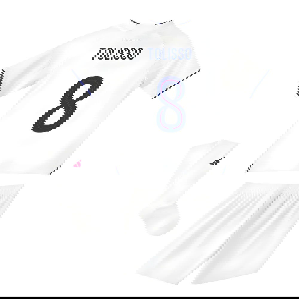 Fotbalové Dresy Olympique Lyonnais Dětské TOLISSO #8 Domácí Dres 2025-2026