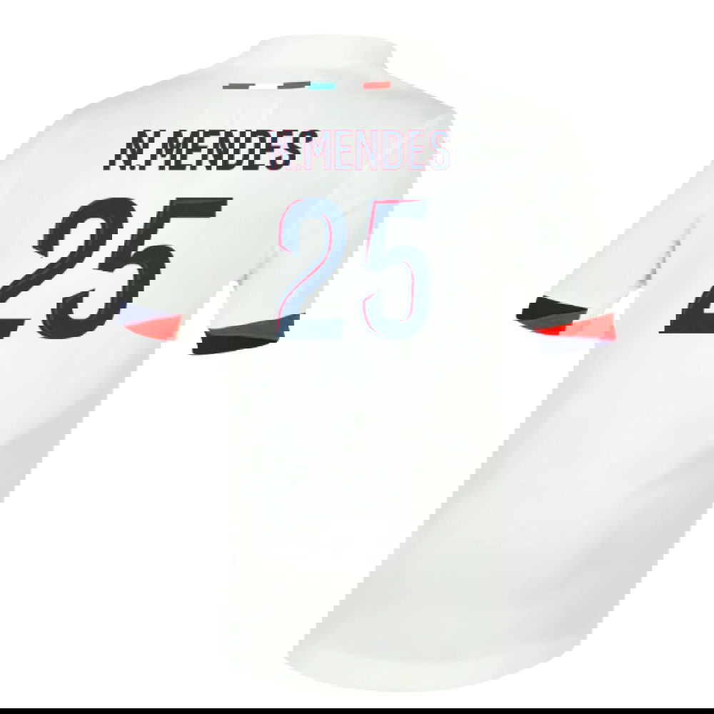 Fotbalové Dresy Paris Saint Germain PSG NMENDES #25 Venkovní Dres 2025-2026
