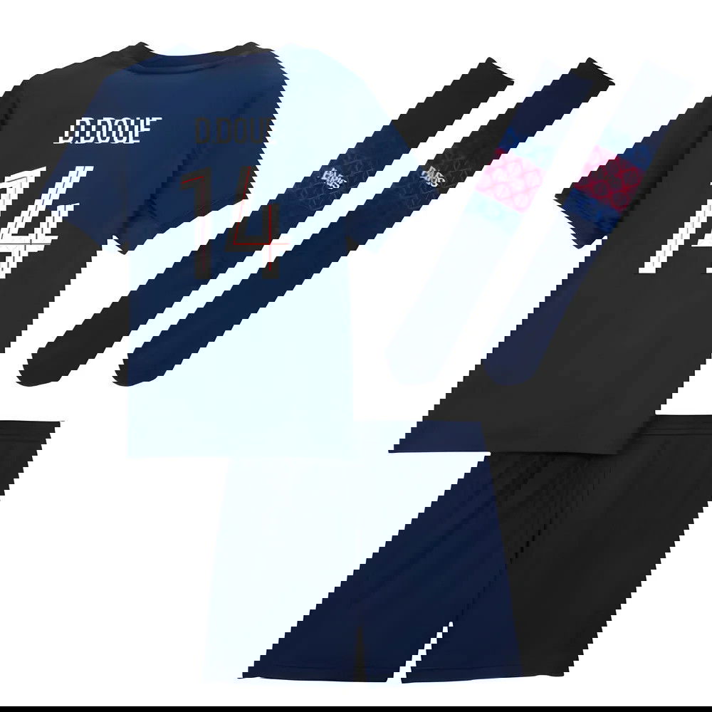 Fotbalové Dresy Paris Saint Germain PSG Dětské DDOUE #14 Domácí Dres 2025-2026