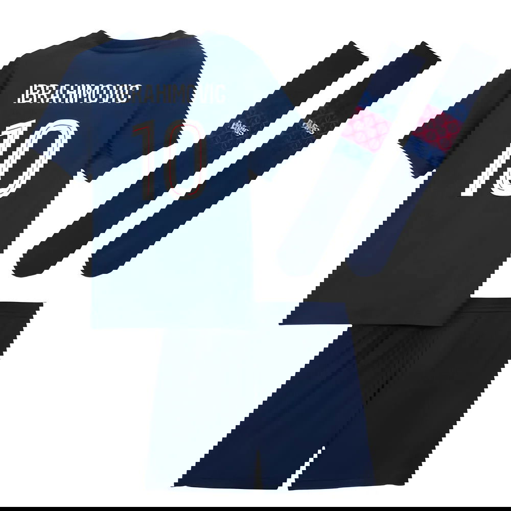 Fotbalové Dresy Paris Saint Germain PSG Dětské IBRAHIMOVIC #10 Domácí Dres 2025-2026
