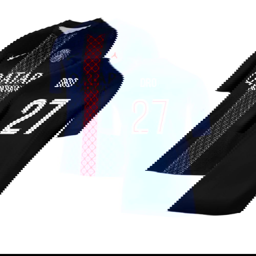 Fotbalové Dresy Paris Saint Germain PSG DRO #27 Domácí Dres 2025-2026