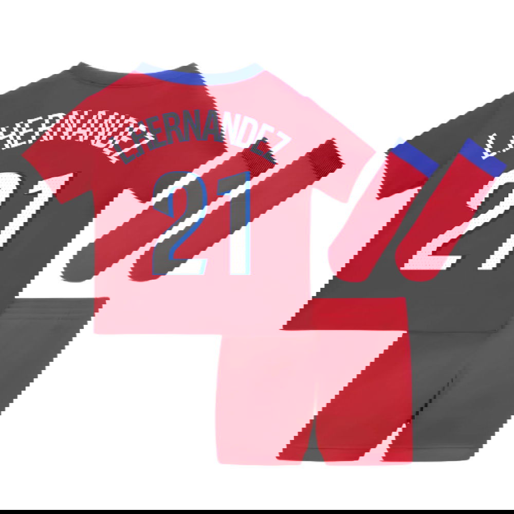 Fotbalové Dresy Paris Saint Germain PSG Dětské LHERNANDEZ #21 Alternativní Dres 2025-2026