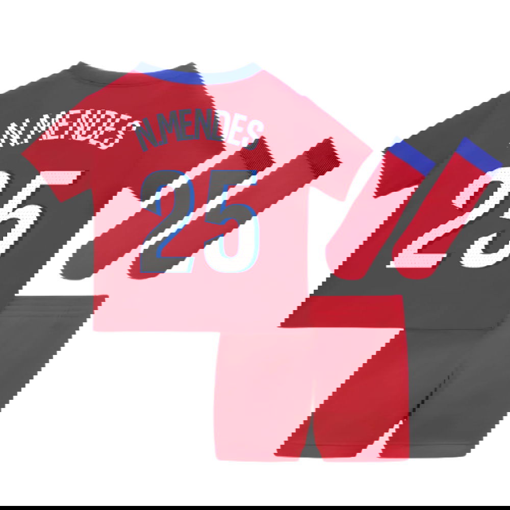 Fotbalové Dresy Paris Saint Germain PSG Dětské NMENDES #25 Alternativní Dres 2025-2026