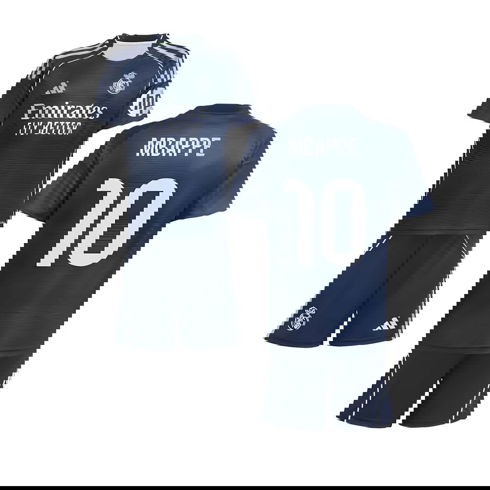 Fotbalové Dresy FC Real Madrid Dětské MBAPPE #10 Venkovní Dres 2025-2026