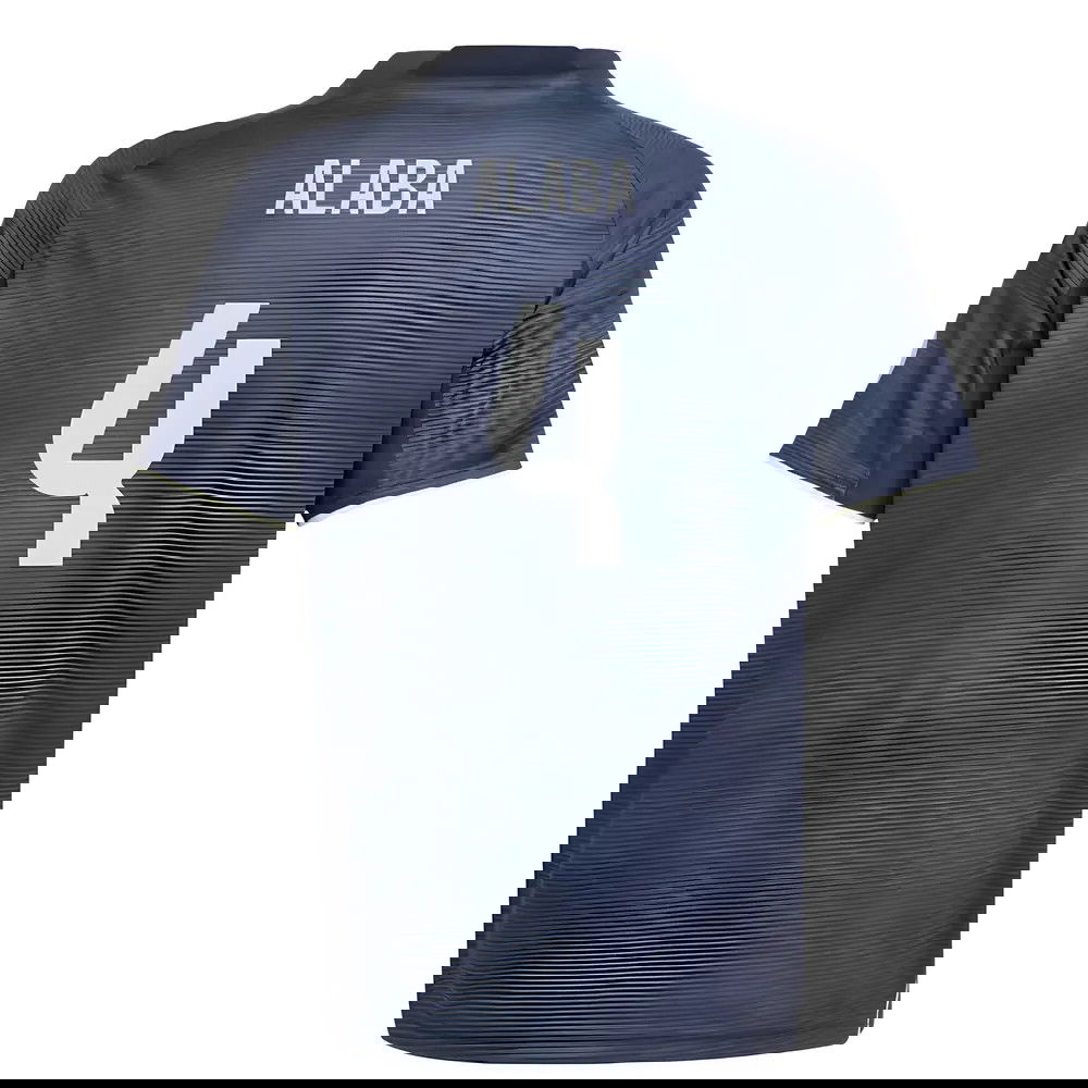 Fotbalové Dresy FC Real Madrid ALABA #4 Venkovní Dres 2025-2026